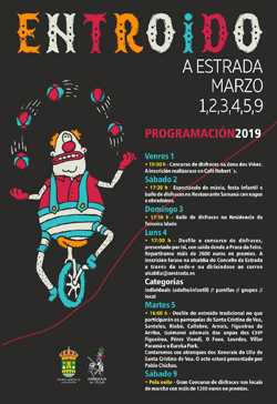 cartel entroido a estrada2019peq